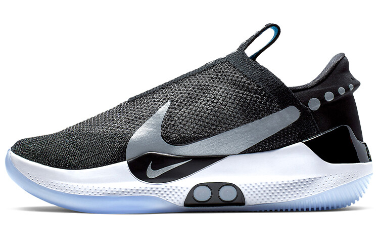 

Nike Adapt BB Black Pure Platinum (Китай) Черный/Серебристый с отблеском