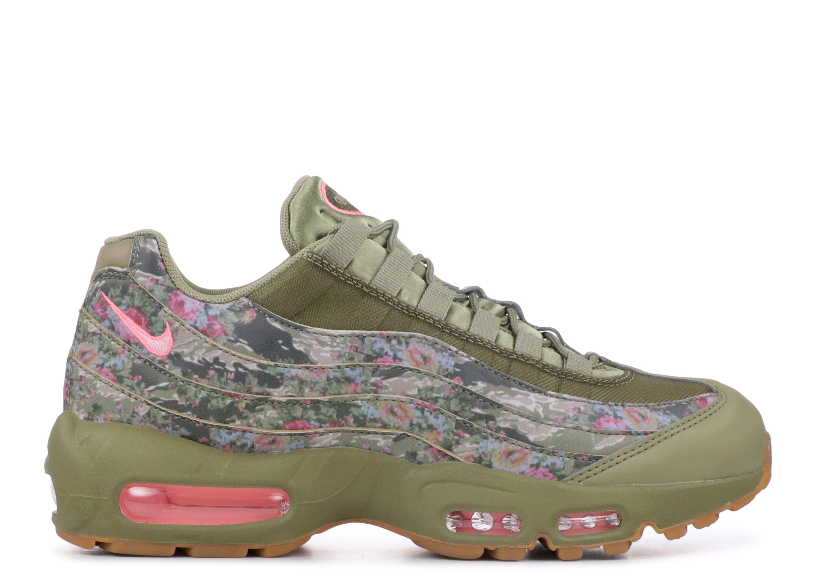 Кроссовки Nike Wmns Air Max 95 'Floral Camo', зеленый