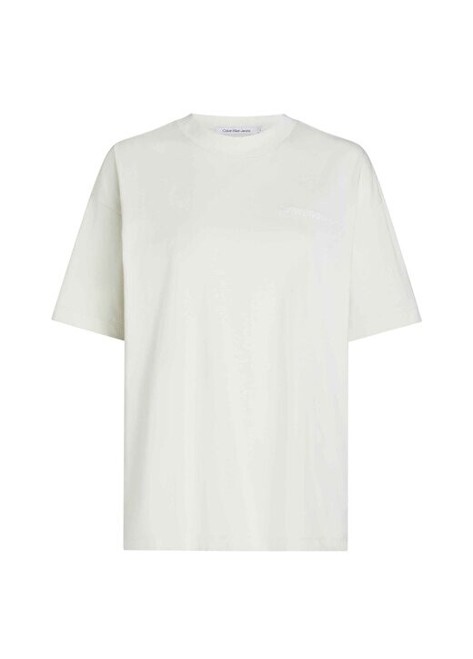 

Белая женская футболка с круглым вырезом с принтом J20J223701CGA Calvin Klein Jeans, белый