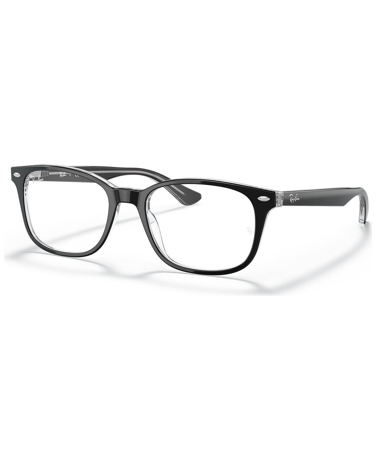 RX5375 Квадратные очки унисекс Ray-Ban black top