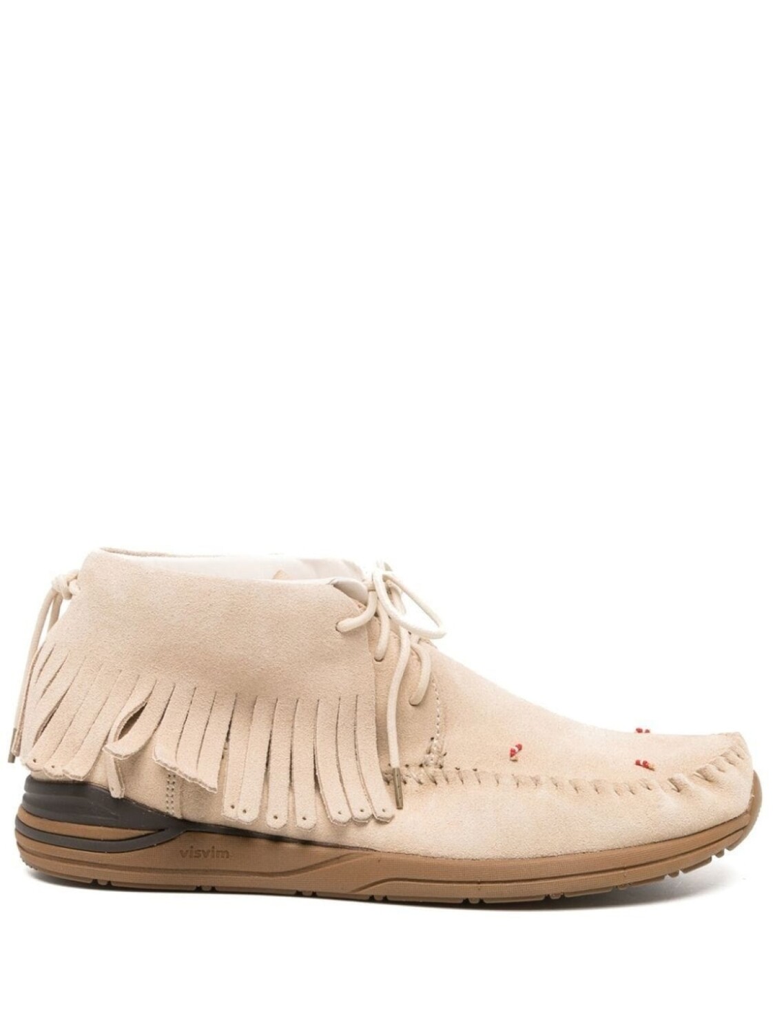 

visvim замшевые лоферы, нейтральный цвет
