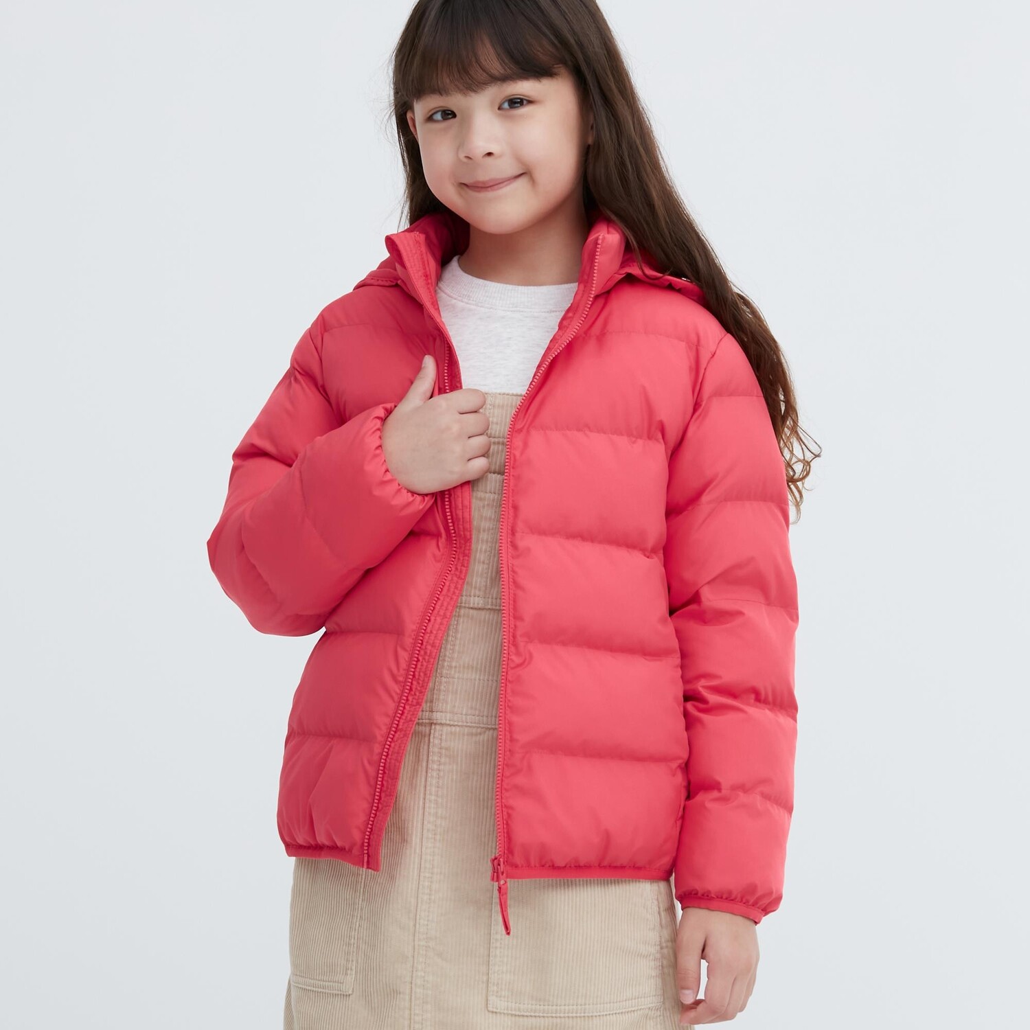 

Куртка с теплой подкладкой Kids Pufftech Uniqlo, розовый