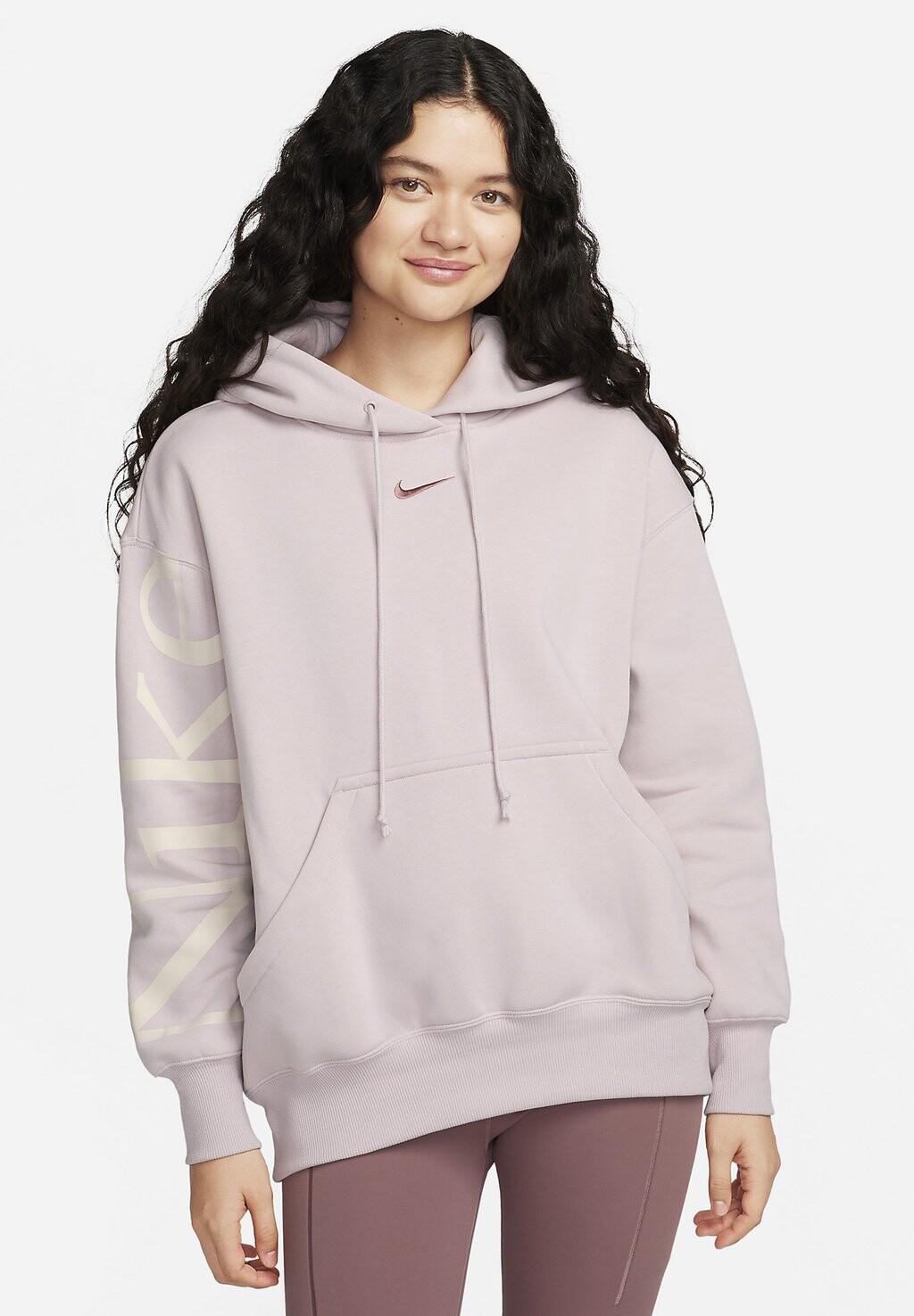 

Толстовка Nike Sportswear, цвет platinum violet light orewood brown smokey mauve