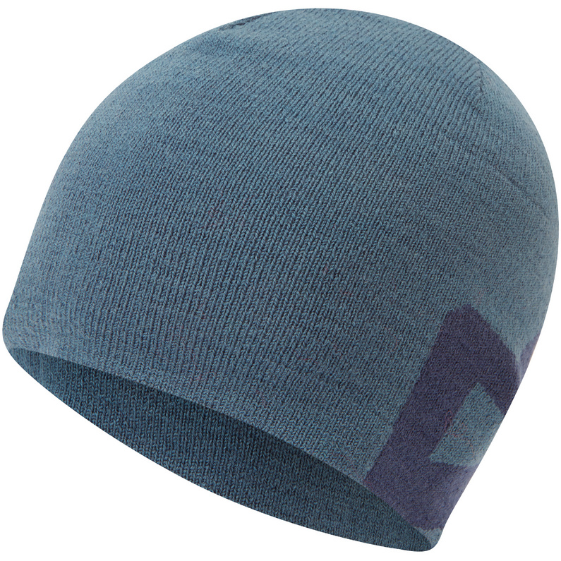 Женская фирменная вязаная шапка Mountain Equipment, синий