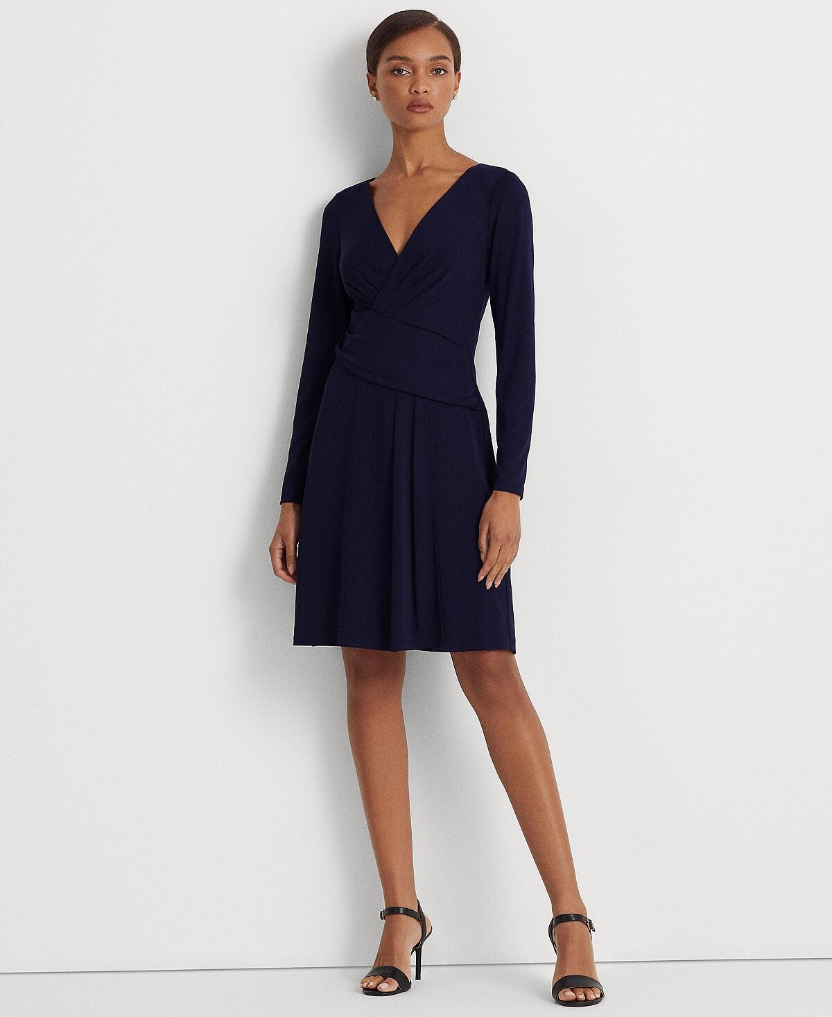 

Женское трикотажное платье с длинными рукавами Lauren Ralph Lauren