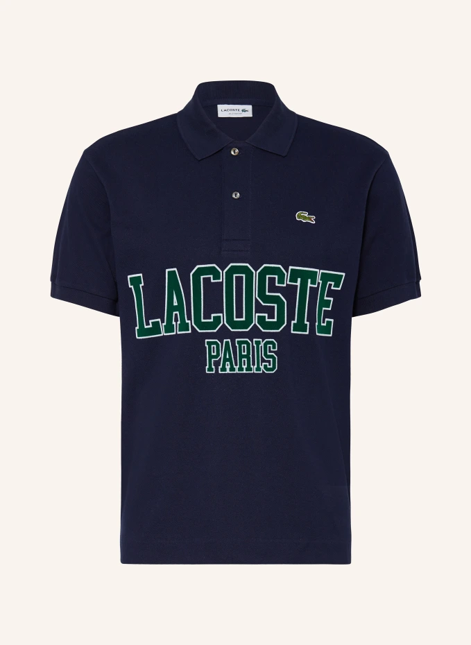 

Классическая рубашка-поло из пике Lacoste, синий