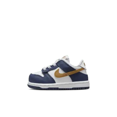 

Кроссовки Nike Dunk Low, цвет White/Midnight Navy/Wheat