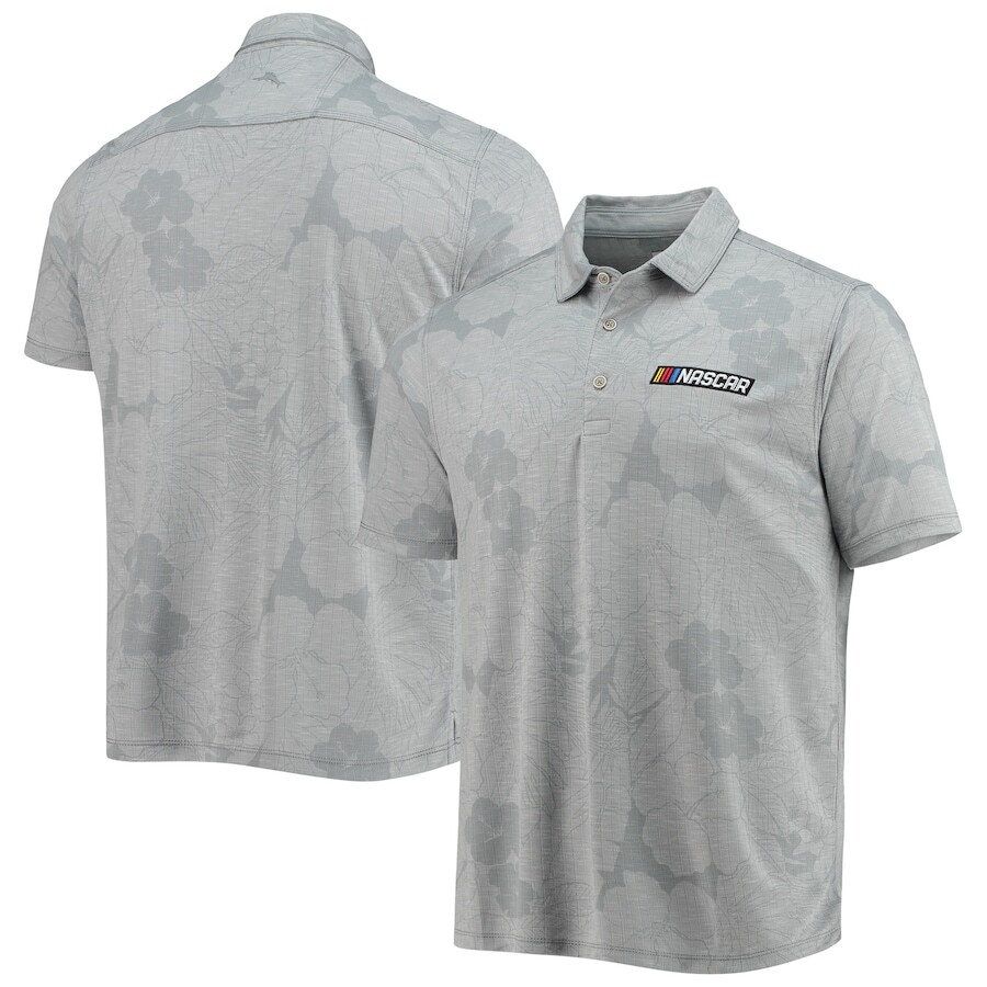 

Поло с коротким рукавом Tommy Bahama Nascar Merchandise, серый