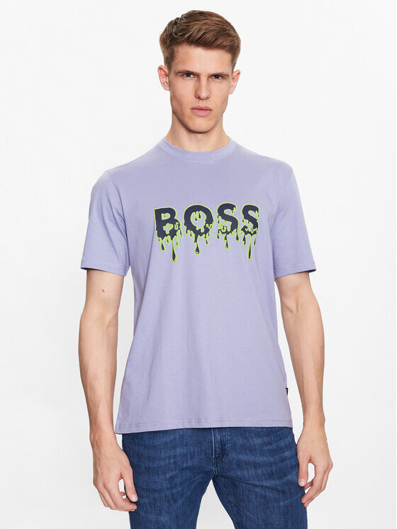 

Футболка свободного кроя Boss, фиолетовый