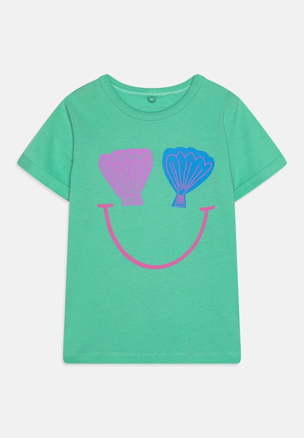

Футболка с принтом GIRL Stella McCartney Kids, цвет mint