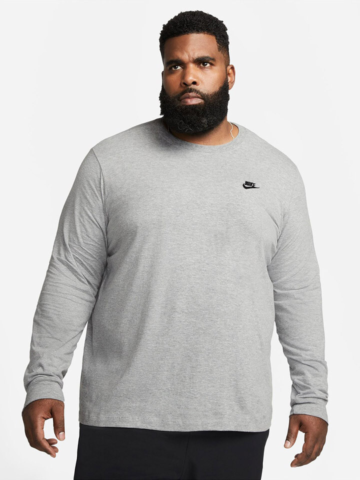 

Лонгслив Nike, серый