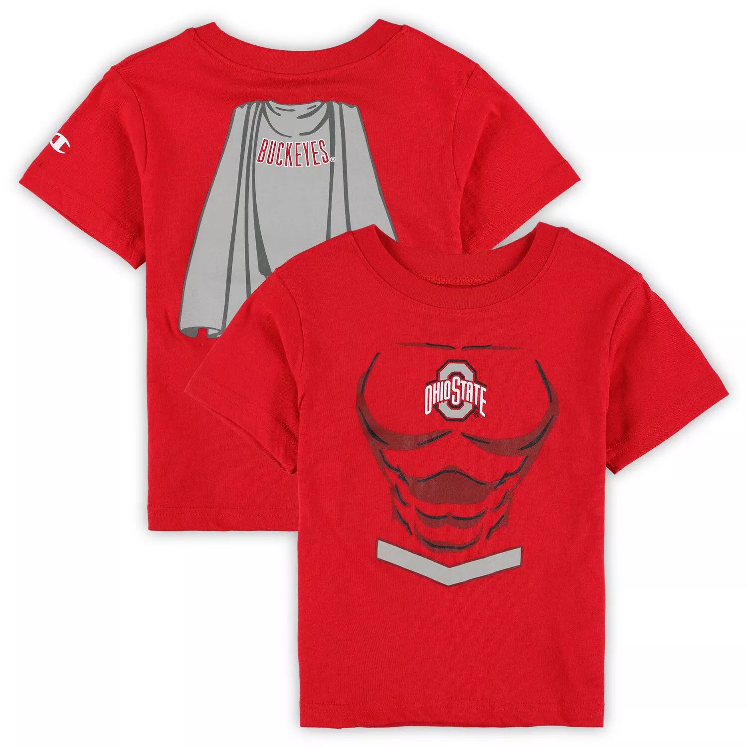 

Футболка «Чемпион для малышей» Scarlet Ohio State Buckeyes Super Hero Champion