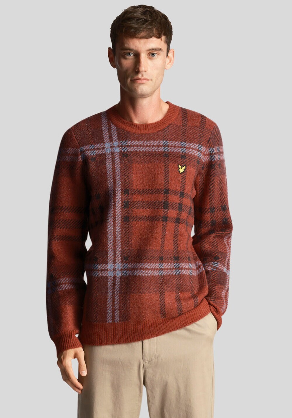 

Свитер Lyle & Scott, ржаво-красный