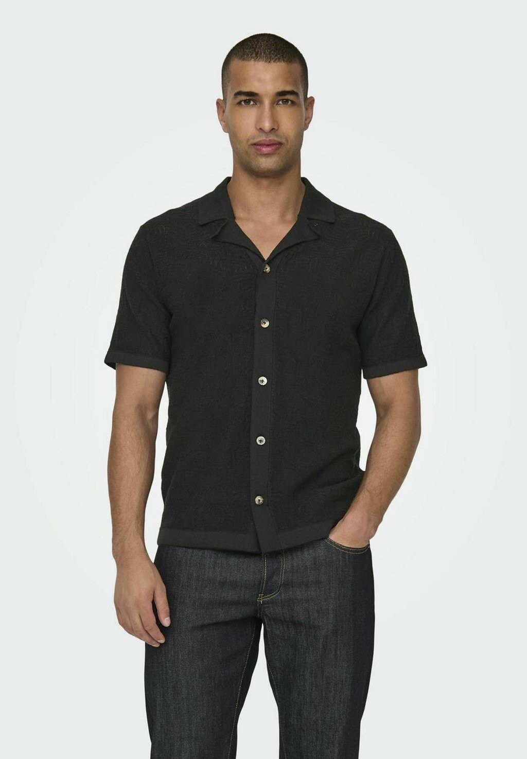 

Рубашка Only & Sons, цвет black