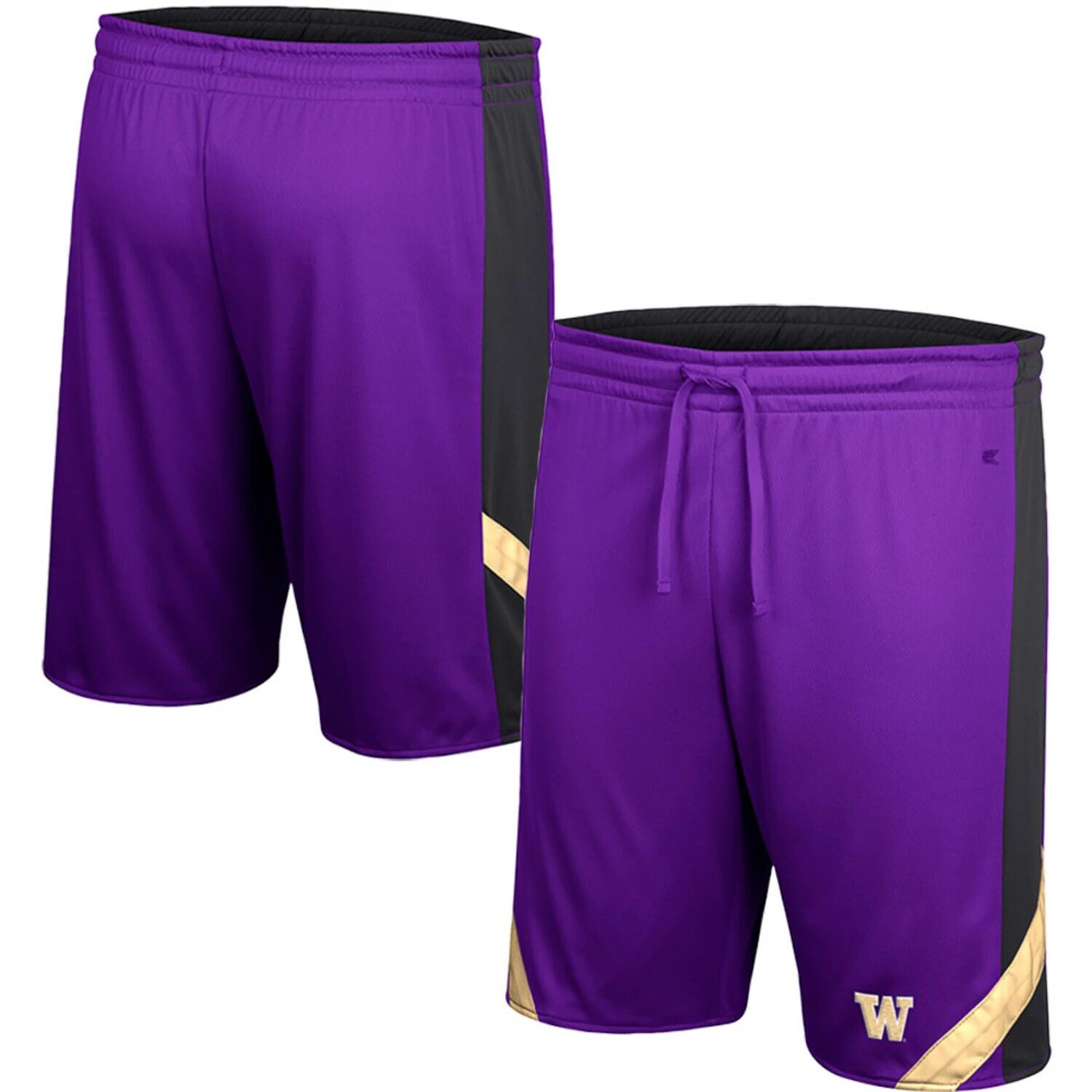 

Мужские двусторонние шорты Colosseum фиолетового/черного цвета Washington Huskies Am I Wrong