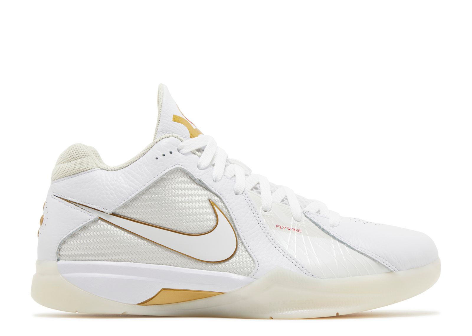 Кроссовки Nike Zoom Kd 3 'White Metallic Gold', белый