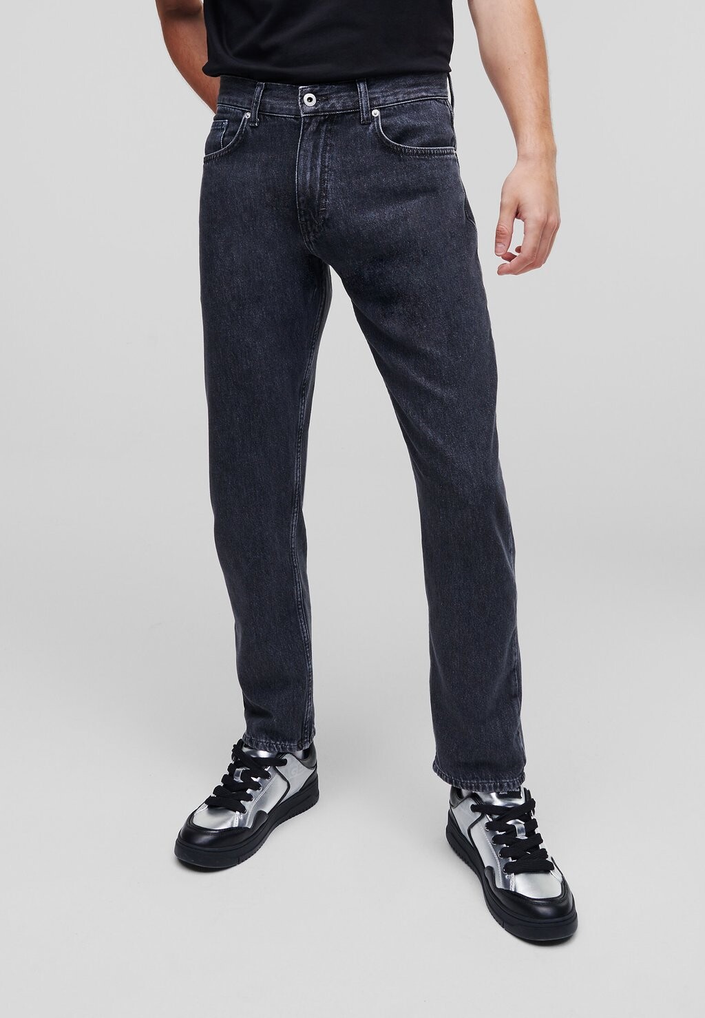 

Джинсы Tapered Fit KLJ TAPERED Karl Lagerfeld, вымытый черный