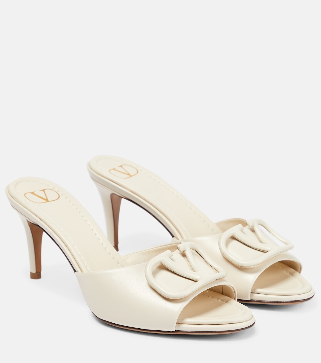 

Кожаные мюли VLogo Valentino Garavani, белый