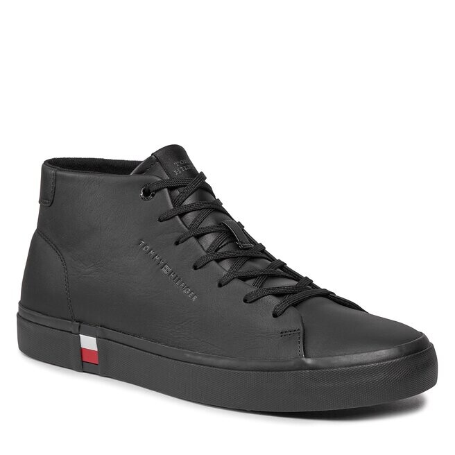 

Кроссовки Tommy Hilfiger HiVulc Leather, черный