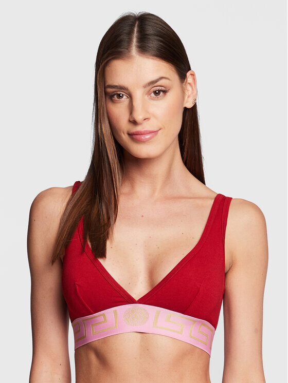 

Бюстгальтер без косточек Versace, красный