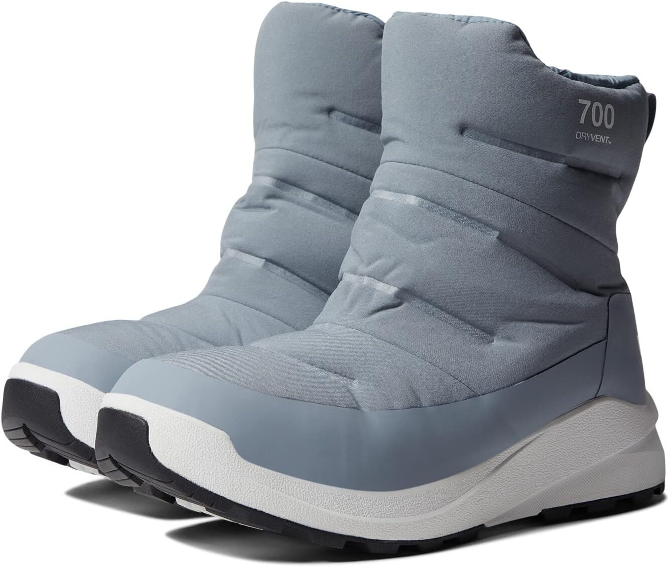 

Зимние ботинки Nuptse II Bootie Waterproof The North Face, цвет Tradewinds Grey/TNF White