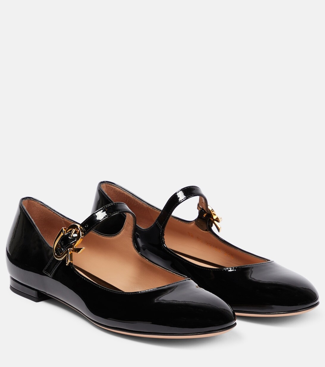 

Кожаные балетки Gianvito Rossi, черный