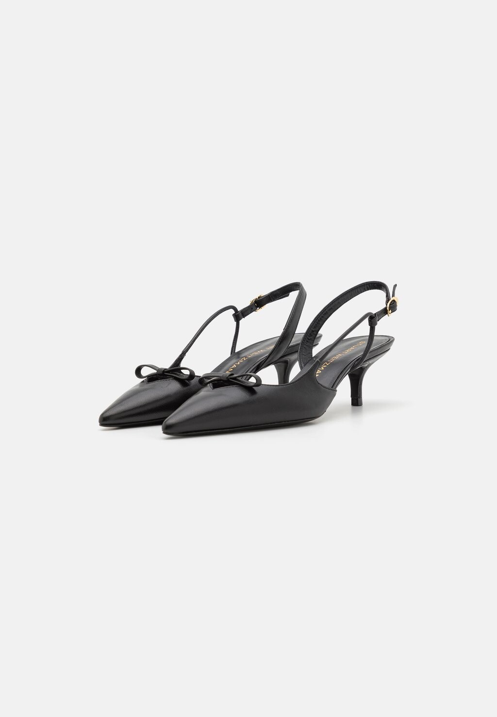 

Классические туфли на каблуке Tully Slingback Stuart Weitzman, черные