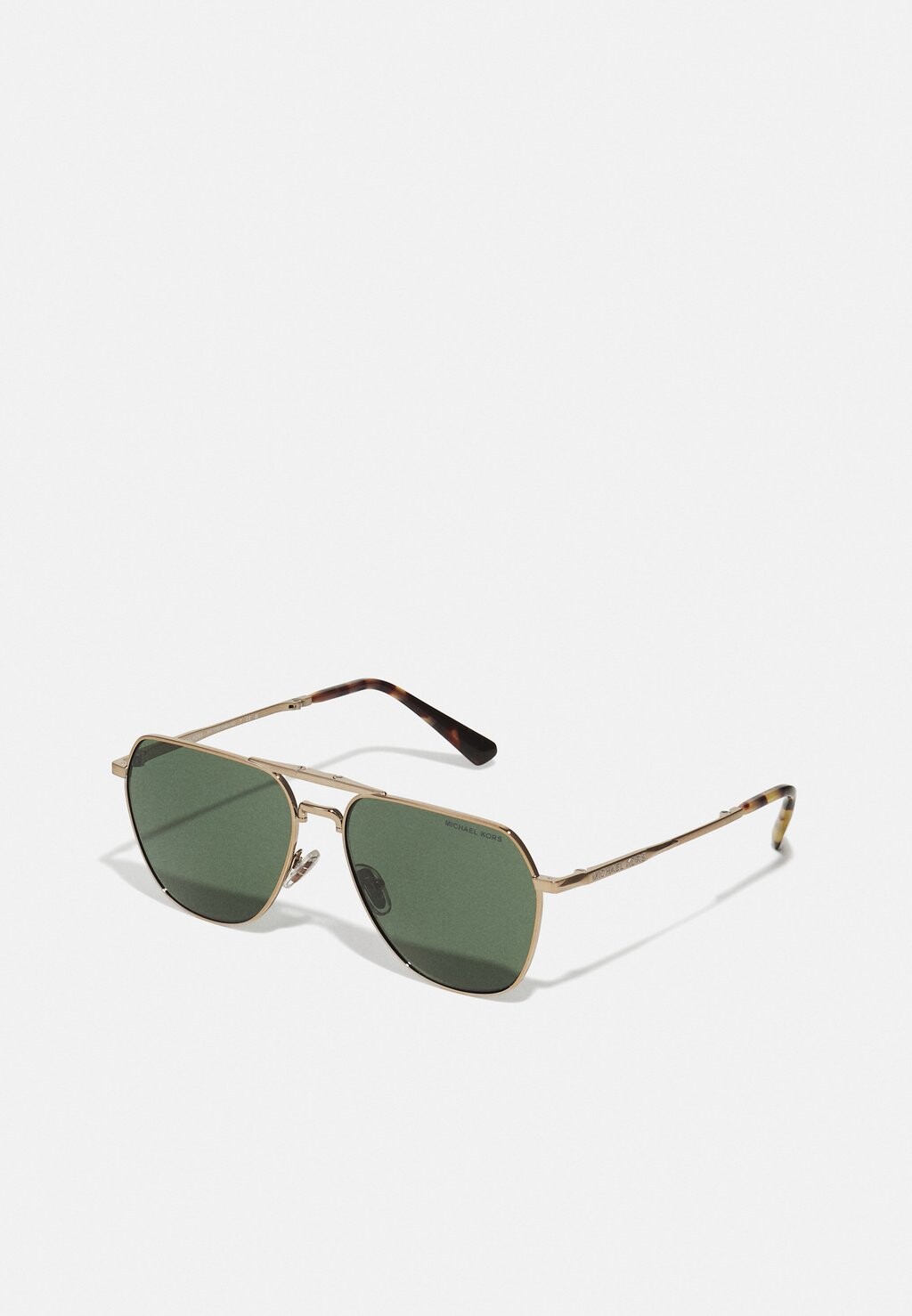 

Солнцезащитные очки Keswick Michael Kors, блестящие золотистые/оливково-зеленые