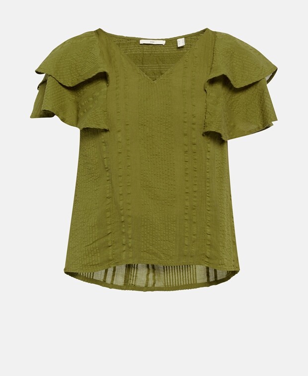 

Рубашка блузка edc by Esprit, хаки
