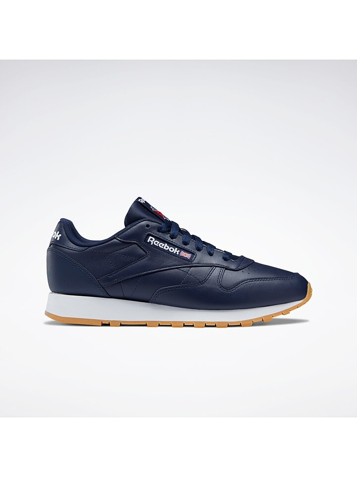 

Низкие кроссовки Reebok Leder Classic, темно-синий