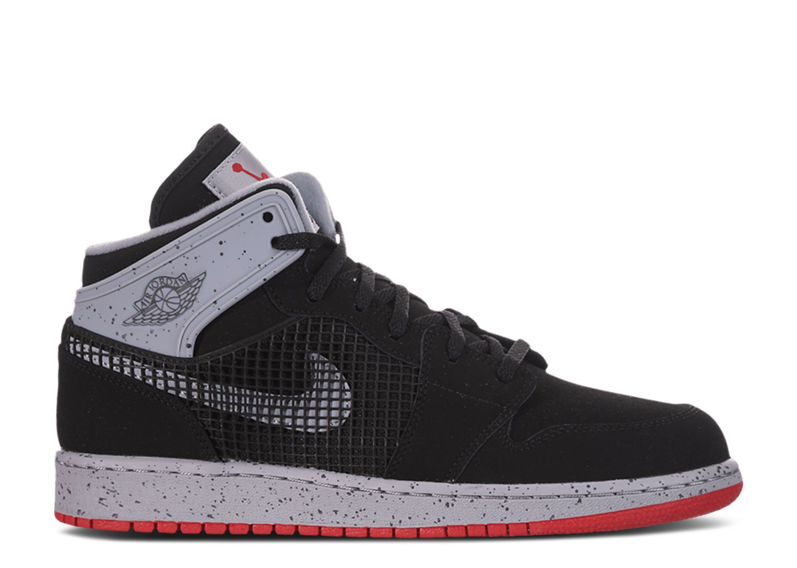 

Кроссовки Air Jordan Air Jordan 1 Retro '89 Gs 'Black Fire Red Cement', черный