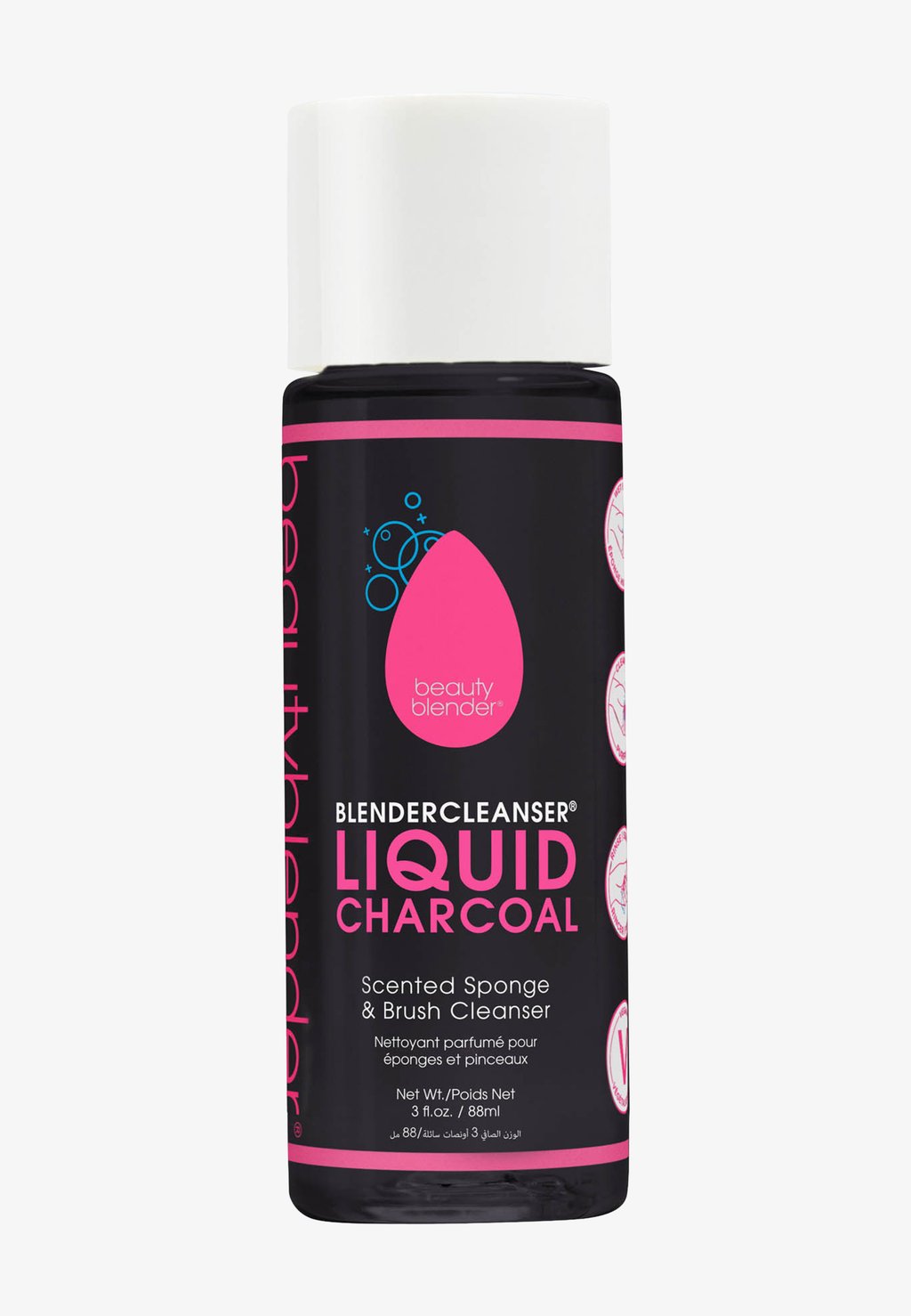 Моющее средство Blendercleanser Liquid Charcoal BEAUTYBLENDER мыло для очистки спонжей beautyblender solid blendercleanser 30 г