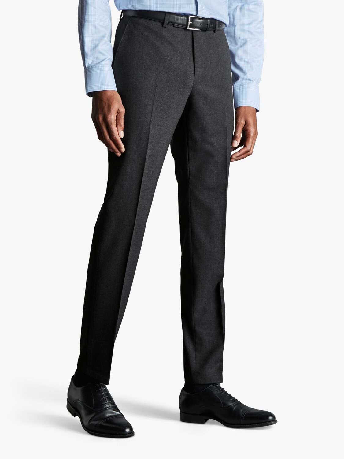 

Брюки Charles Tyrwhitt Slim Fit Ultimate Suit, темно-серый