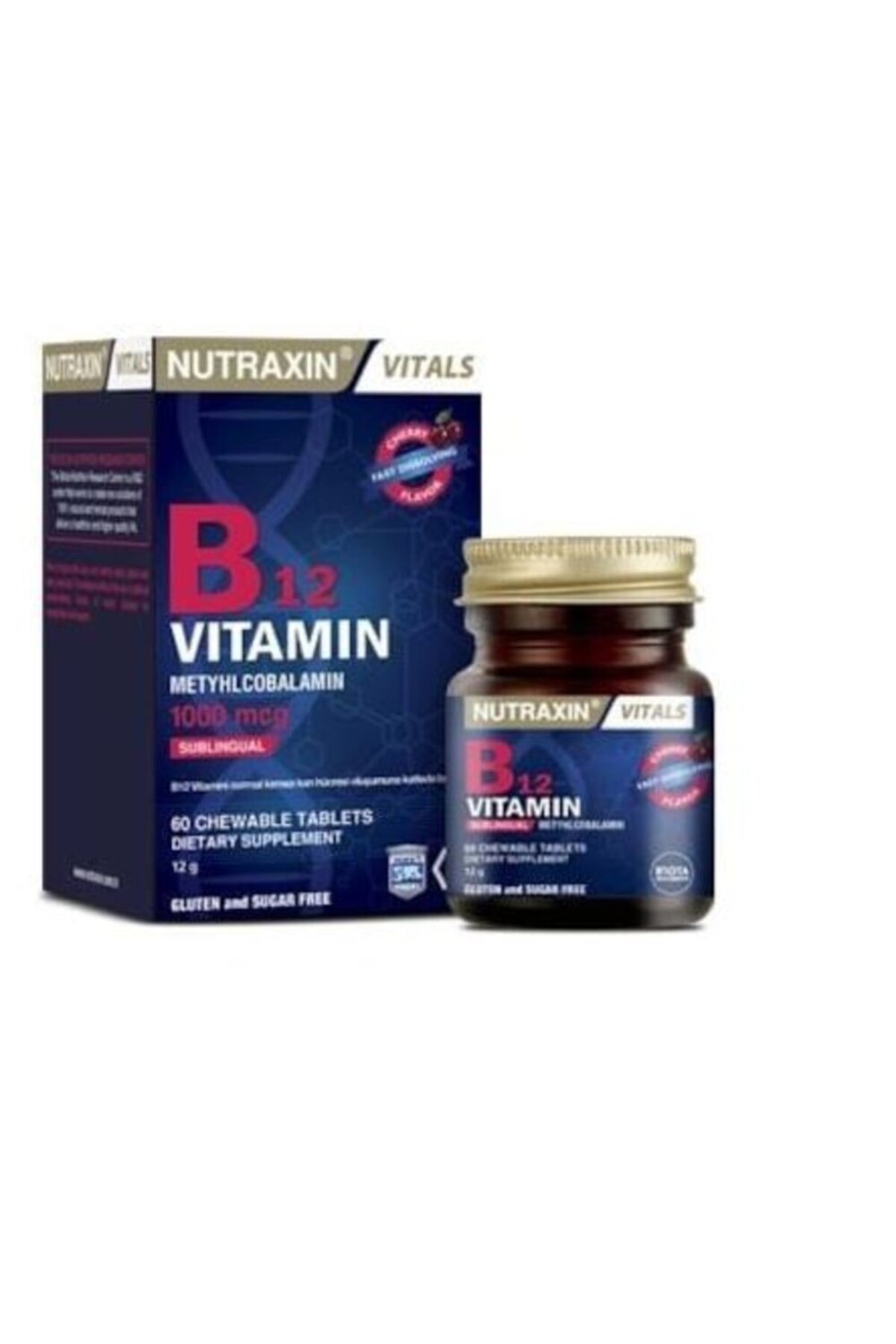 

Nutraxin Витамин B12 60 сублингвальных таблеток