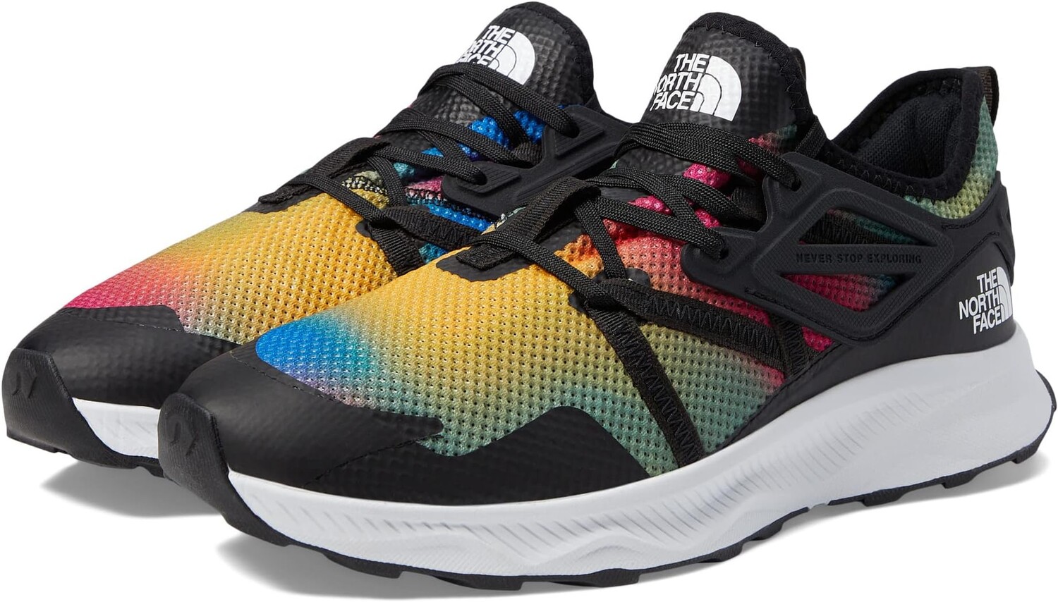 

Походная обувь Oxeye The North Face, цвет Super Sonic Blue Color Gradient Print/TNF Black