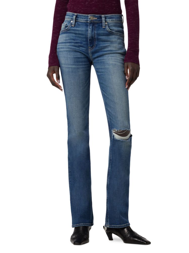 цена Детские джинсы Barbara с высокой посадкой Hudson, синий