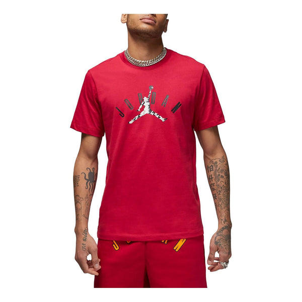 Футболка Air Jordan Flight MVP Logo T-Shirt 'Red', красный