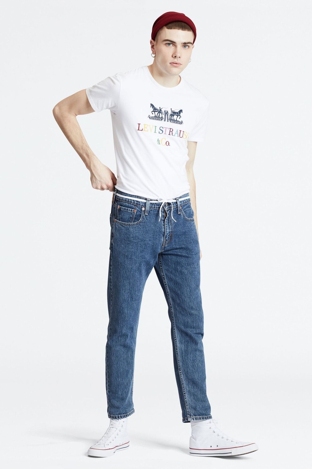 

Узкие джинсы 502 Hi Ball Levi's, синий