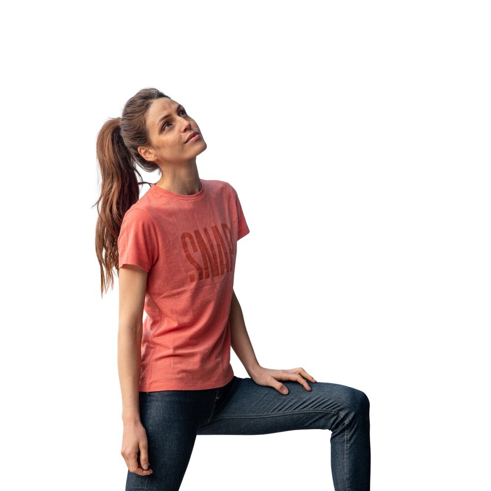 

Футболка с коротким рукавом Snap Climbing Merino Technical, розовый