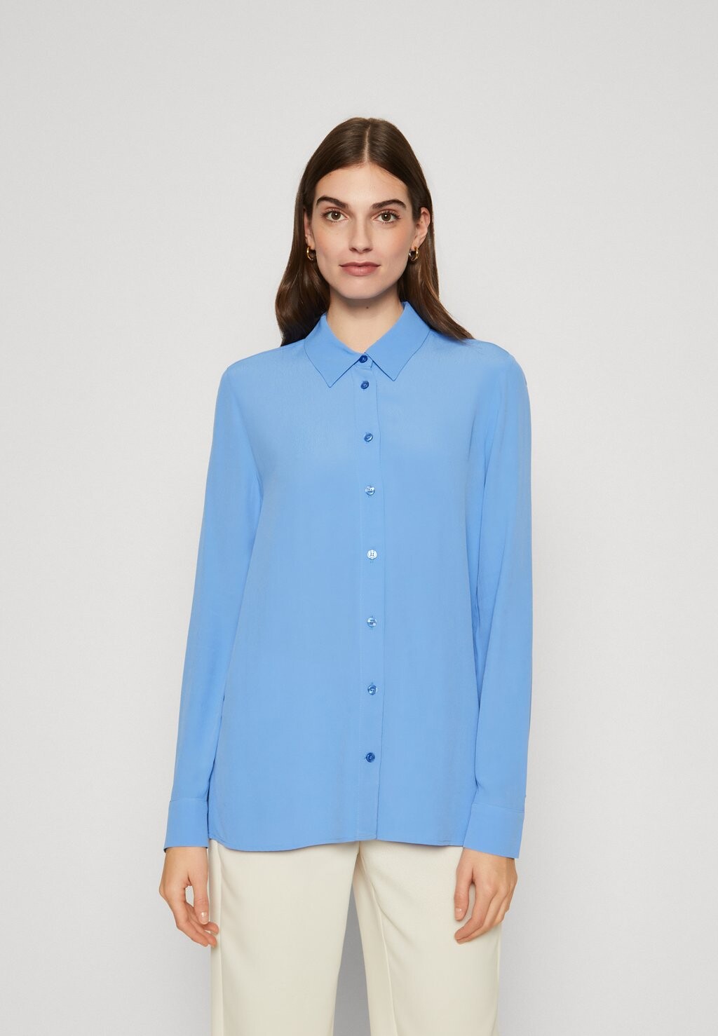 

Блузка на пуговицах FLUID SHIRT Tommy Hilfiger, синий