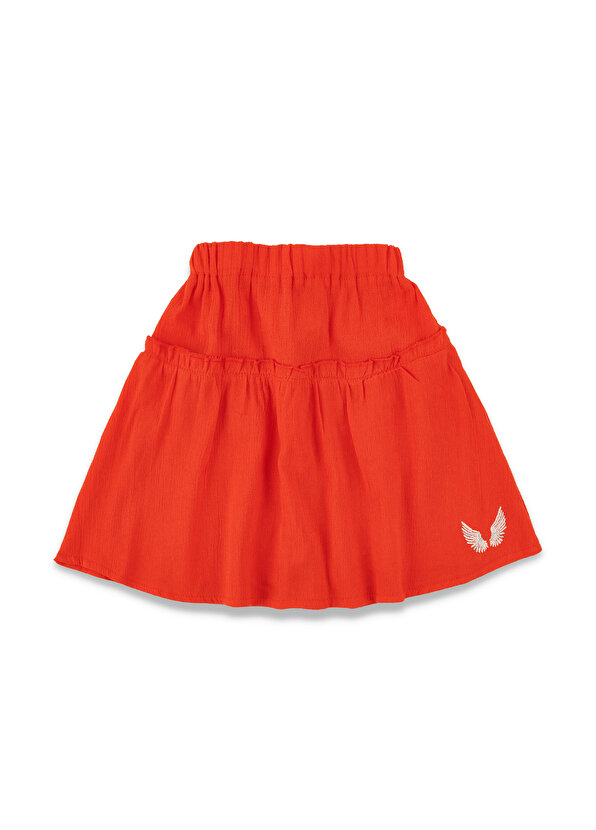 Красная юбка-шорты для девочек с вышитым логотипом в виде крыльев Lally Things lally caitriona eggshells