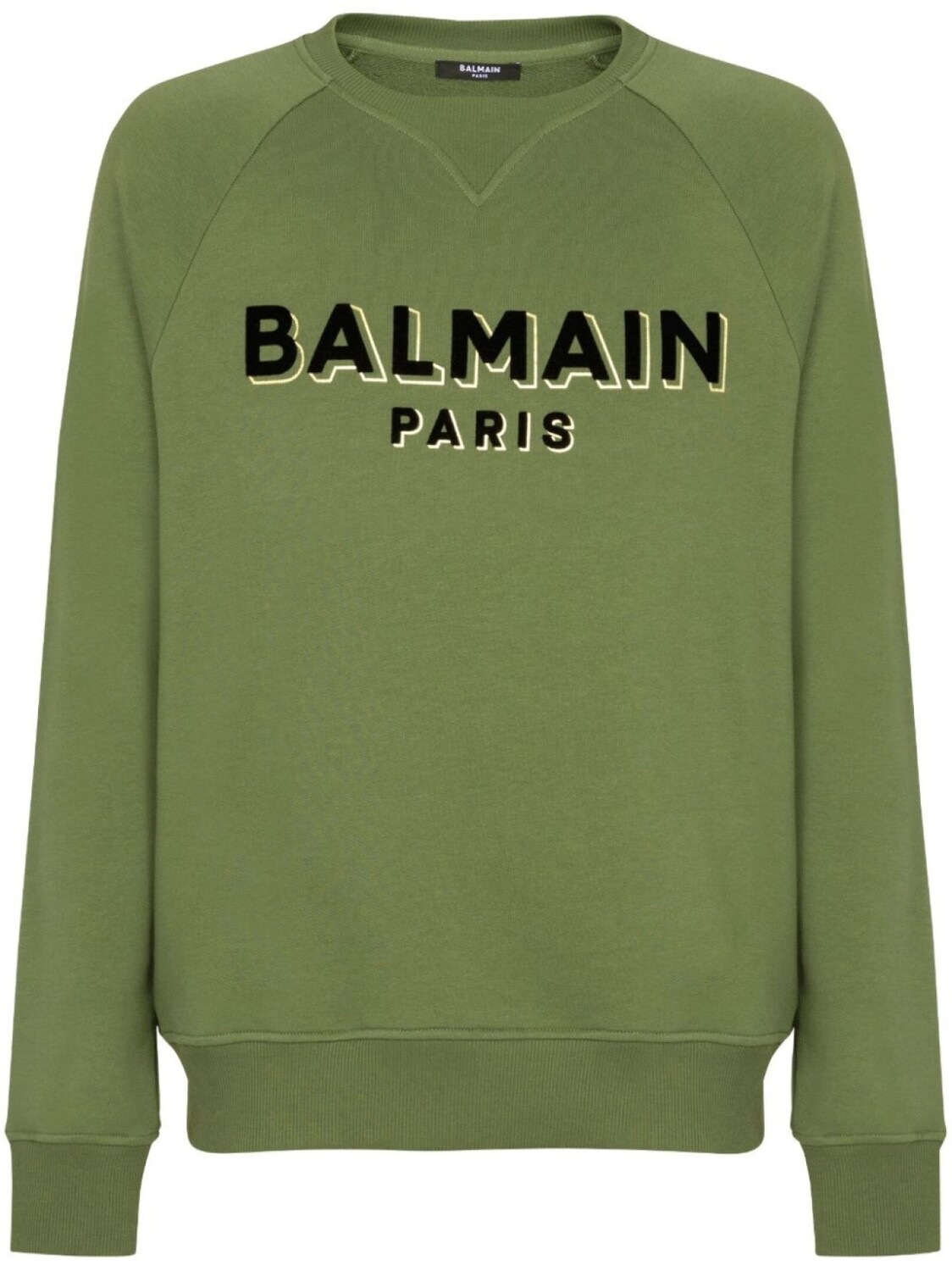 

Balmain толстовка с логотипом, зеленый