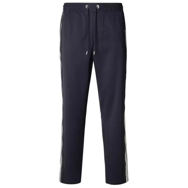 

Брюки navy virgin wool blend sporty pants Moncler, синий