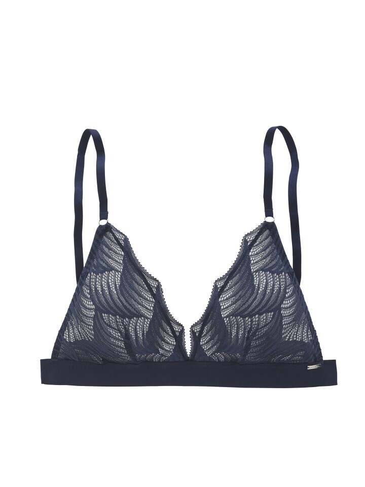 

Бюстгальтер на косточках LASCANA Bralette, темно-синий
