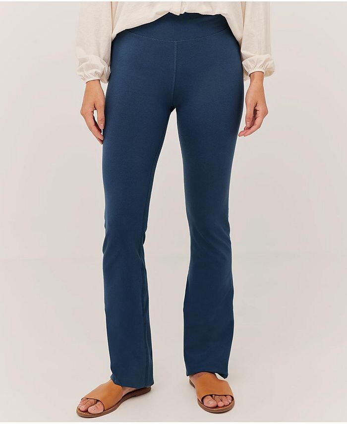 

Леггинсы PureFit Bootcut – полная длина, изготовлены из органического хлопка Pact, синий