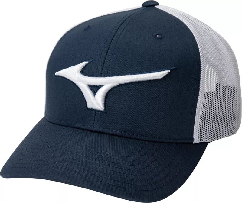 

Кепка дальнобойщика Mizuno Diamond, темно-синий/белый