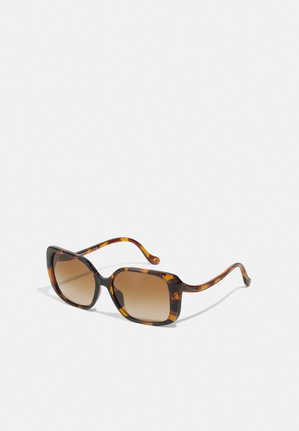 Солнцезащитные очки Coach, коричневый