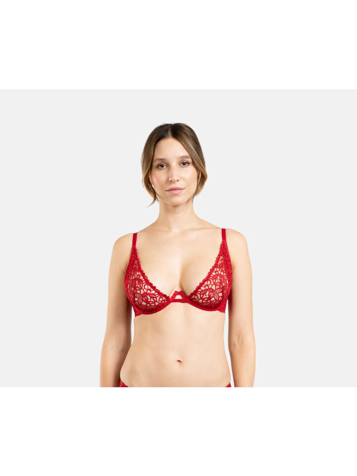 

Бюстгальтер на косточках Scandale Eco-lingerie Sublime, красный