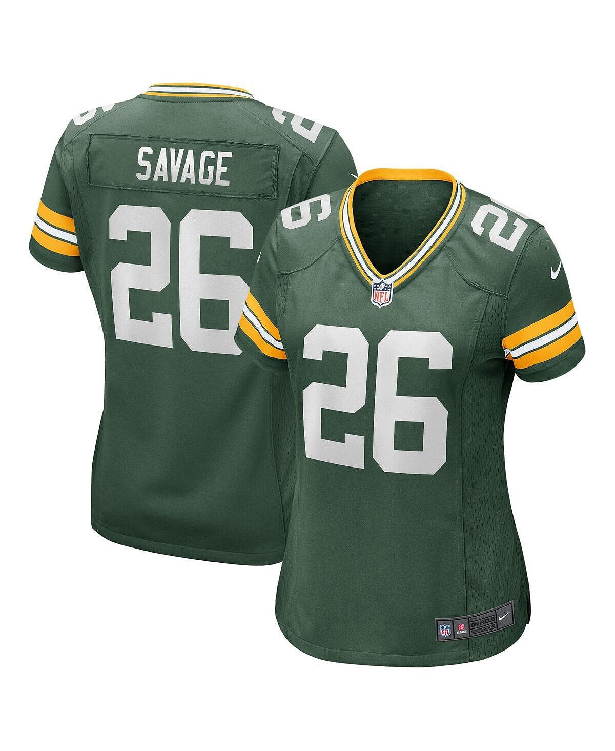 

Женское игровое джерси Darnell Savage Green Green Bay Packers Nike, зеленый
