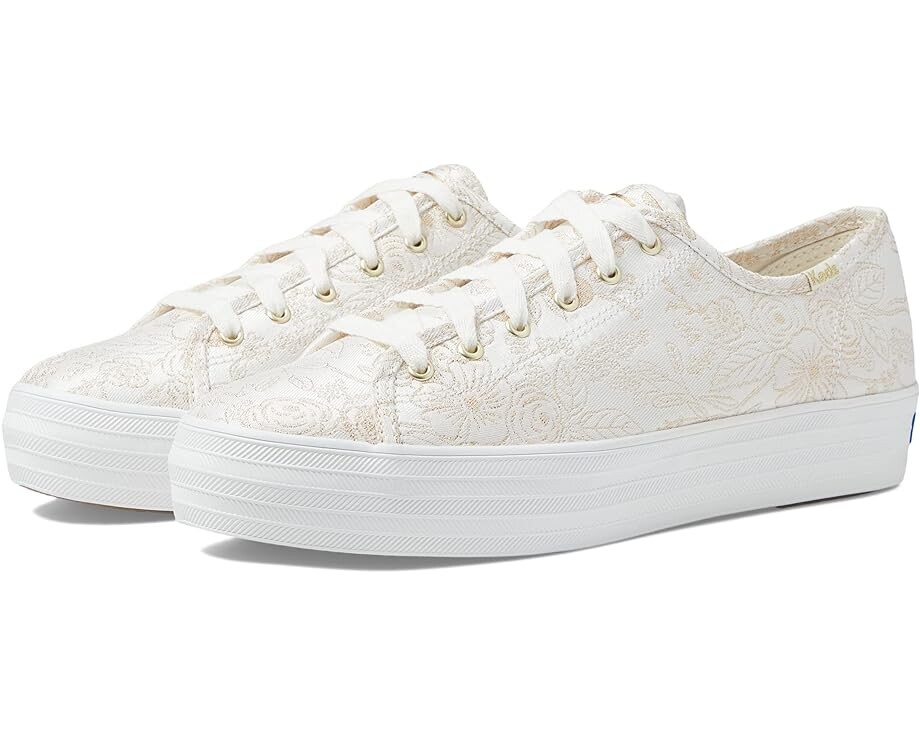 

Кроссовки Keds Rifle Paper Company Triple Kick, слоновая кость